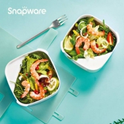 美国康宁 snapware 分格双层便当盒