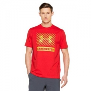 限M码，Under Armour 安德玛 Manchester  男士运动T恤