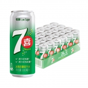 24日10点：7-Up 七喜 低糖柠檬碳酸饮料 细长罐 330*24罐 103.2元包邮（需用券）