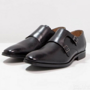 限UK7.5码，Clarks 其乐 Gilman Step男士真皮商务休闲鞋