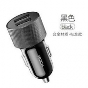 ROCK 车载充电器 一拖二 9.9元包邮（需用券）