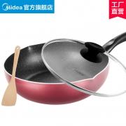 美的（Midea） CJ28WOK301 麦饭石不粘锅  券后69元包邮