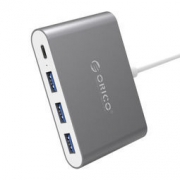 奥睿科（ORICO） RC3A USB3.0分线器 HUB集线器 电脑转接头 Type-c-灰色 *2件 129元包邮（合64.5元/件）