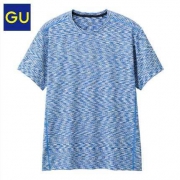 GU极优 314758 男款圆领T恤