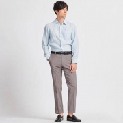 UNIQLO 优衣库 414572 男士麻衬衫