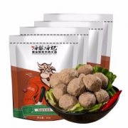 海银海记潮汕牛肉丸250g*4袋*2件