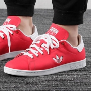 adidas Originals Stan Smith 白红/三叶草