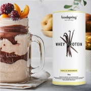 德国进口，foodspring 香草味 乳清蛋白粉330g罐装