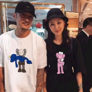 ￥22.9 夏季短袖t恤女情侣上衣*2