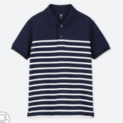 UNIQLO 优衣库 415216 快干条纹POLO衫 童装