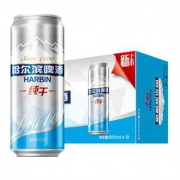 Harbin 哈尔滨 啤酒 纯干500ml*12听 *2件