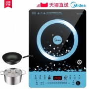 8日0点：Midea 美的 C21-WT2112T 电磁炉 239元包邮（前100名收货返110元）