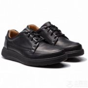限UK6.5码，Clarks 其乐 Un高端系列 UN abode EASE 男士真皮休闲鞋