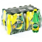 预售：Perrier巴黎水天然气泡矿泉水柠檬味塑料瓶装500ml*24瓶