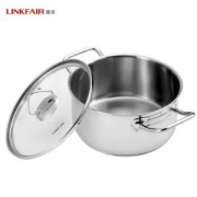LINKFAIR凌丰LFTG-WS20SC不锈钢双耳汤锅纪念版20cm