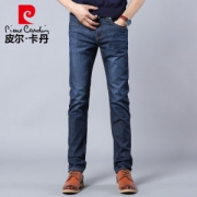 皮尔卡丹 男士 冰丝直筒牛仔裤 YKK拉链 99元10点抢 限前3分钟