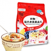 五谷食尚 干吃水果坚果麦片 800g *2件 54.86元（需用券，合27.43元/件）