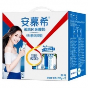限地区：伊利 安慕希希腊风味酸牛奶原味205g*12盒/礼盒装