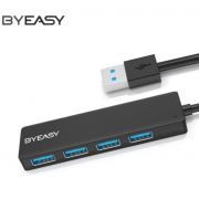 BYEASY USB3.0分线器 一拖四 0.3米 19.9元包邮（需用券）