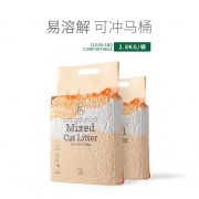 阿飞和巴弟 矿土膨润土猫砂 7L  券后13.9元