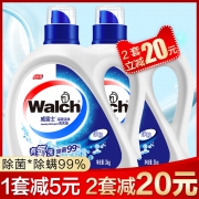 威露士（Walch） 深层洁净洗衣液 6kg *2件 78.86元（需用券，合39.43元/件）