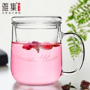 ￥21.9 雅集 高颜值大容量玻璃杯茶杯办公室水杯子