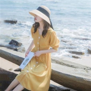 Anyshion安尼纯 女士简约连衣裙