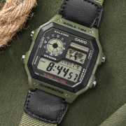 CASIO 卡西欧 AE-1200WH-1B 户外运动防水男士电子手表 199元包邮（需用券）