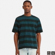 12日0点、历史低价：UNIQLO 优衣库 415973 设计师合作款男士条纹T恤