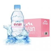 8日0点：Evian 依云 天然矿泉水 330ml*24瓶 72.8元包邮（下单立减）