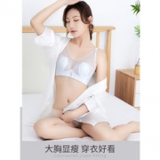 大胸MM福利 美雅挺 超薄无钢圈大码蕾丝文胸 49元包邮（需用券）