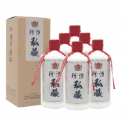 珍酒 私藏 酱香型白酒 500ml*6瓶 *2件 1298.8元（双重优惠）