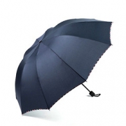 昵迪 八骨手动雨伞 98CM 黑/蓝款可选 9.9元包邮（需用券）