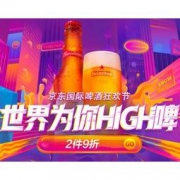 促销活动：京东 国际啤酒狂欢节 领券满199-20元，满288-60元