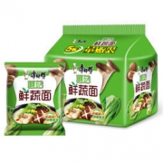 康师傅 熬制高汤 蘑菇鲜蔬面袋面 泡面五连包 *2件 23.84元（满2件8折，合11.92元/件）