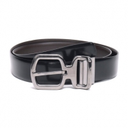 Ermenegildo Zegna 杰尼亚  BORTX1 504A 男士针扣皮带 930元包邮