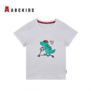abckids 儿童卡通印花T恤