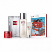 SK-II 限量护肤四件套装（神仙水75ML+洁面霜20G+肌源修护面霜15G+面膜1片） 499元包邮包税