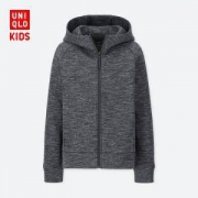 UNIQLO 优衣库 弹力运动连帽外套(长袖)童装 409244