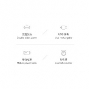 Shell 海贝 化妆镜便携移动电源