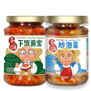 李记乐宝 多一口 下饭菌宝/香辣菜 335g*2瓶 *2件 16.9元包邮（双重优惠）