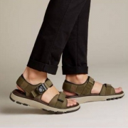 PRIMEDAY特价， Clarks 其乐 Un Trek Part 男士时尚运动凉鞋 UK9码