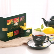 连续荣获“英国超级美味大奖”：60包 英国 AHMAD TEA 6种水果味红茶