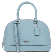 COACH 蔻驰 奢侈品  F27591SVCF 女士皮质蓝色单肩手提包 910元