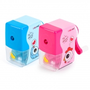 CAIBA 财霸 J007 手摇削笔器 蓝色/红色可选 5.9元包邮