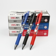 Deli 得力 S01 按动中性笔 黑色 0.5mm 7支装 7元包邮（需用券）