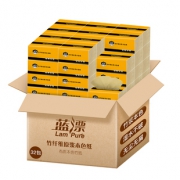 蓝漂 竹浆本色抽纸整箱32包 券后￥24.9