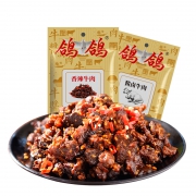 鸽鸽 香辣/酱卤牛肉干 50gX2包 5.9元包邮（需用券）