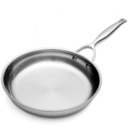 BODEUX 铂帝斯 不锈钢不粘锅煎锅 24cm *2件 169元包邮（合84.5元/件）