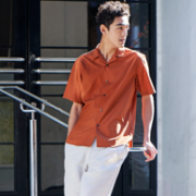 UNIQLO 优衣库 男士 短袖衬衫